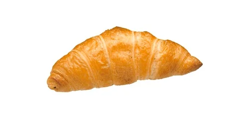 Croissant isolated Stock Footage 105861060