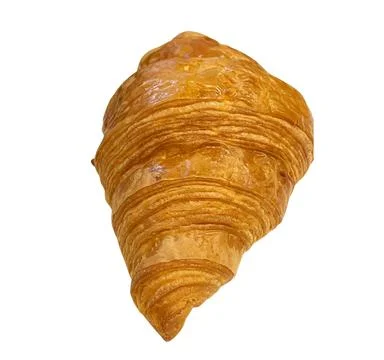 Croissant isolated on white  background Foto stock