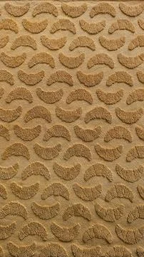 Croissant Pattern Tea Towel Stock Photos