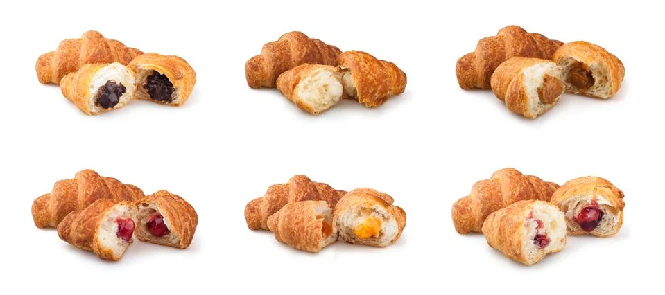 Croissant Fotos Stock