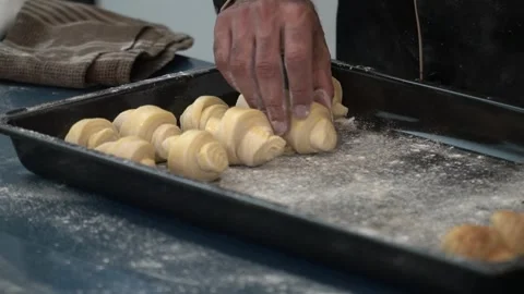 Croissant Preparation Stock Footage 317472665
