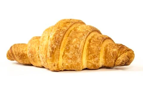 Croissant on a white background Stock Photos
