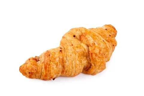 Croissant on white background Stock-Fotos