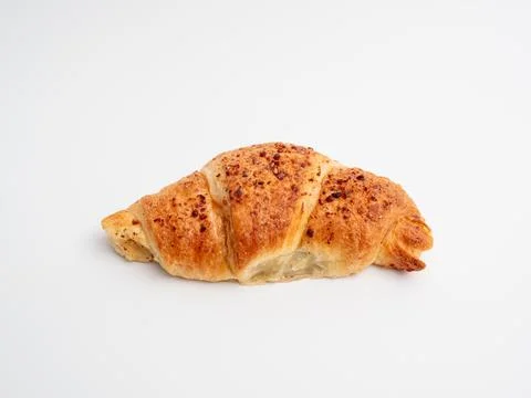 Croissant on a white background. Stock Photos