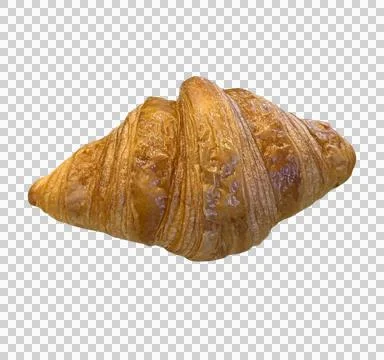 Croissant  on white background Stock Photos