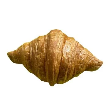 Croissant on a white background Stock Photos