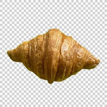 Croissant on a white background Stock Photos