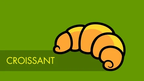 Croissant1 Stock Footage 153801898