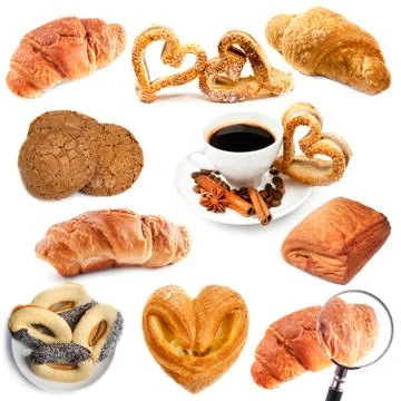 Croissants and biscuits Photos