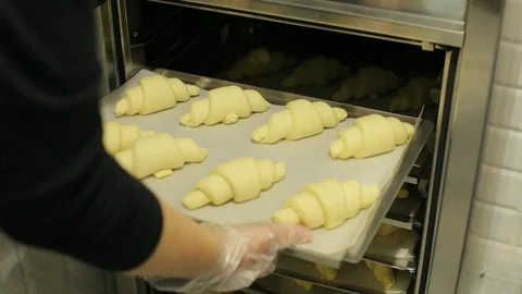 Croissants Stock Footage 103545578