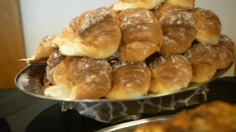Croissants Stock Footage 142590675