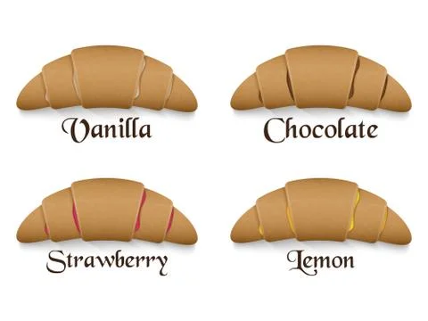 Croissants Stock Illustration