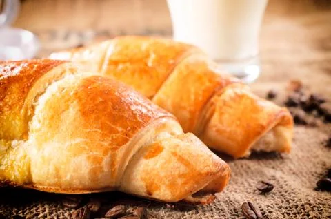 Croissants Stock Photos