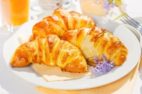 Croissants Stock Photos