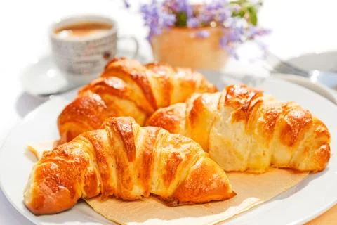 Croissants Stock Photos