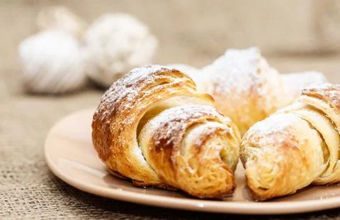 Croissants Stock Photos