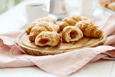 Croissants Stock Photos