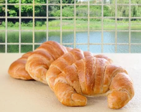 Croissants Foto stock