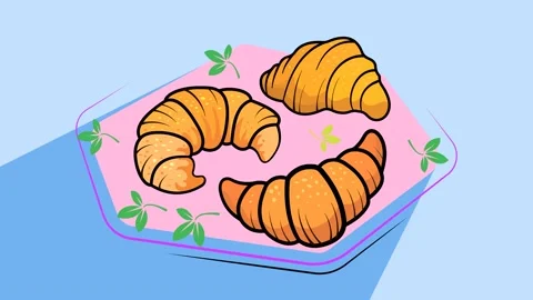 Croissants10 Stock Footage 153838827