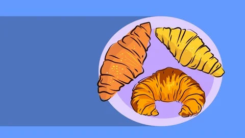 Croissants12 Stock Footage 153838847
