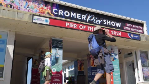 Cromer Pier and Show Video stock 313409911