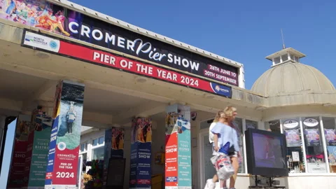 Cromer Pier and Show Stock Footage 313409990