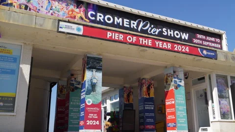 Cromer Pier and Show Stock Footage 313410158