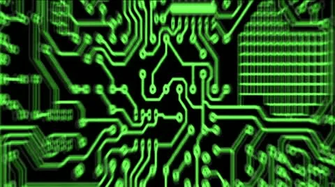 Cronomode 002 Vj Loop circuits 库存影片 22178675