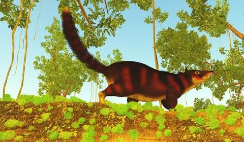 Cronopio in the Forest Stock Illustration