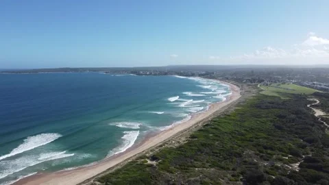 Cronulla beach and coast line 2 Stock Footage 274924980