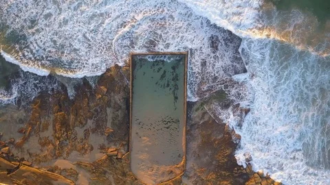 Cronulla Ocean Pool Stock Footage 77457332