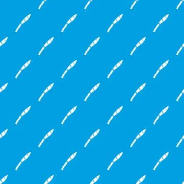 Crooked knife pattern seamless blue Illustration