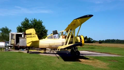 Crop duster 1 Stock Footage 137672400