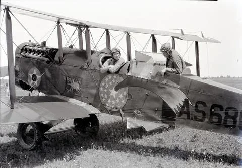 Crop Duster, 1924 Foto stock