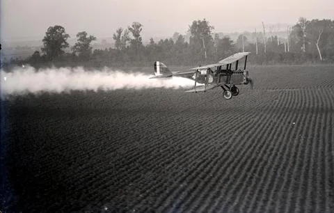 Crop-Duster, 1924 Foto stock