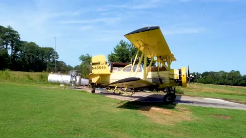 Crop duster 2 Stock Footage 137672328