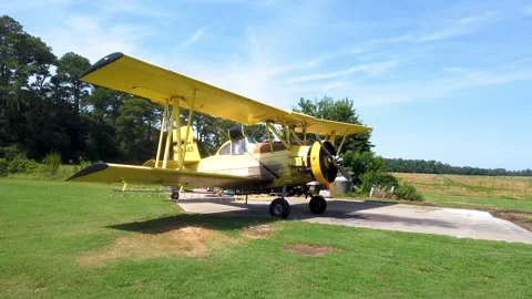 Crop duster 3 Stock Footage 137672274