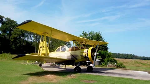 Crop duster 4 Stock Footage 137672416