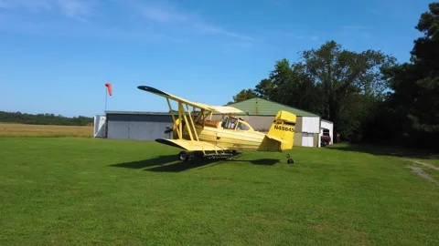 Crop duster 6 Stock Footage 137672868