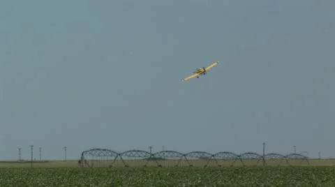 Crop dusting 3 Stock Footage 22185746