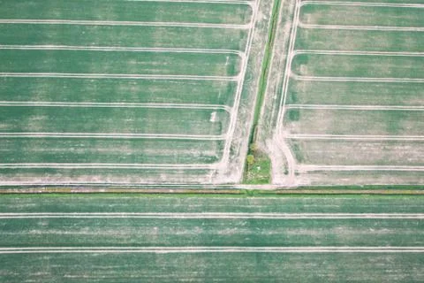 Crop fields Stock Photos