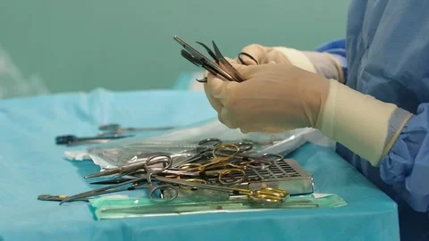 Crop nurse preparing tools for operation Stock Footage 269339619