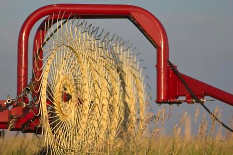 Crop rake Agricultural implement Stock Photos