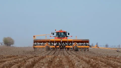 Crop seeding in Argentina #2 Stock Footage 12032646