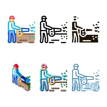 Crop spraying icon simplified vector outline Stock Illustration