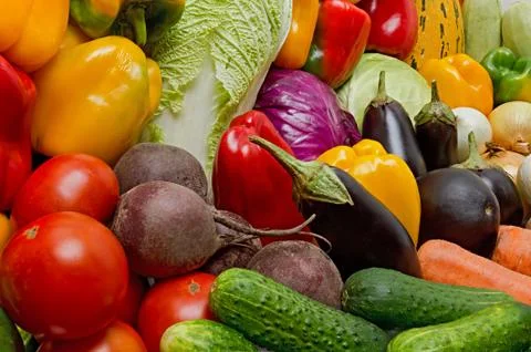 Crop of vegetables Stock Photos