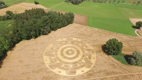 CropCircle 2020 3 Stock Footage 136249679