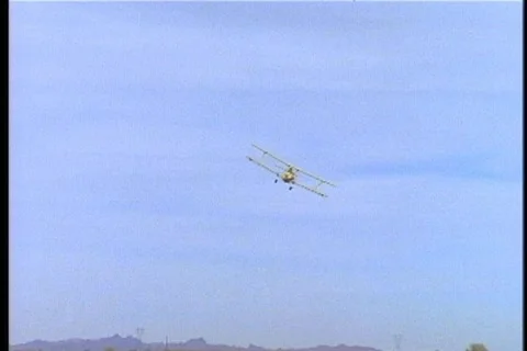 Cropduster Flyby Stock Footage 117201