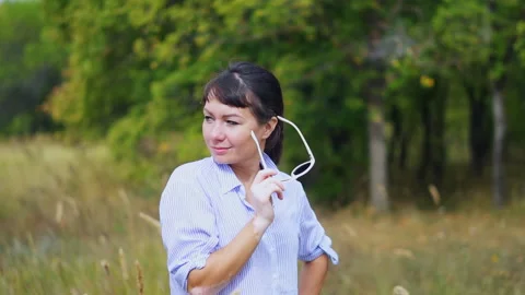 Cropped back view of beautiful young European woman with skin condition that Stock Footage 138831604