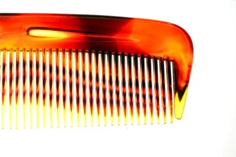 Cropped detail view of a comb Stock Photos